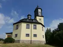 Romsch�tz, evangelische St. Matth�us Kirche, erbaut bis 1737 durch Gottfried Samuel Vater (24.06.2023)