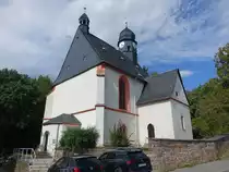Ruppertsgr�n, evangelische St. Annen Kirche, erbaut von 1513 bis 1515 (12.08.2023)