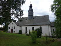 Steinpleis, evangelische Dorfkirche, erbaut 1647 (12.08.2023)