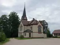 Wildenau, evangelische Kreuzkirche, erbaut 1898 (12.08.2023)