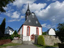 Knigswalde, evangelische St. Trinitatis Kirche, erbaut 1523 (19.08.2023)