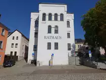 L�ssnitz, Rathaus am Rathausplatz, erbaut 1601 (19.08.2023)