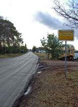 Ortseingang Jnschwalde-Dorf, Lindenstrae