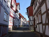 Allendorf, Fachwerkhuser in der Schulzengasse (26.09.2023)