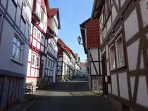 Allendorf, Fachwerkh�user in der Schulzengasse (26.09.2023)