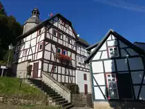 Bad Sooden, Fachwerkh�user am Martinsplatz (26.09.2023)