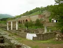 Bitola, Ausgrabungsst�tte Herakleia Lynkestis, Ruine der gro�en Basilika (05.05.2014)