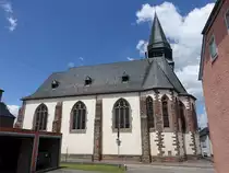 Zemmer, kath. Pfarrkirche St. Martin und Thekla, barocker Saalbau, erbaut 1751, erweitert von 1921 bis 1922 (23.06.2022)