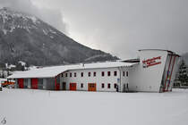 Die Talstation der Breitenbergbahn in Pfronten-Steinach. (November 2023)