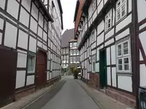 Einbeck, Fachwerkh�user in der Geiststra�e (29.09.2023)