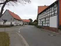 Odagsen, Fachwerkh�user in der Winkelgasse (29.09.2023)