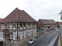 Salzderhelden, Fachwerkhuser in der Einbecker Strae (29.09.2023)