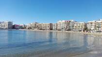 Torrevieja, Playa del Cura, 24.12.2019 