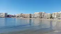 Torrevieja, Playa del Cura, 24.12.2019 