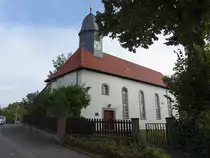 Hillerse, evangelische St. Petri Kirche, erbaut im 17. Jahrhundert (01.10.2023)