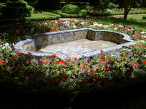 Valladolid, Mosaikbrunnen am Campo Grande (19.05.2010)