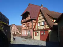 Wolframs-Eschenbach, Pfr�ndehaus in der F�rbergasse, erbaut von 1409 bis 1410 (07.03.2021)