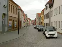 Malchow, H�user in der langen Stra�e auf der Altstadtinsel (17.09.2012)
