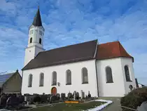 Bergheim, Pfarrkirche St. Michael, erbaut von 1731 bis 1737 (21.02.2012)