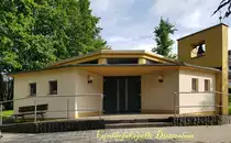 Friedhofskapelle von Dietershan, einem Stadtteil von Fulda, 07-2021