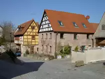 Cadolzburg, Fachwerkh�user in der L�ffelholzstra�e (23.05.2003)