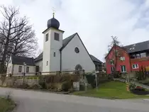 Draisdorf, Pfarrkirche St. Michael, erbaut von 1953 bis 1955 (09.04.2018)