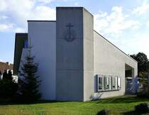 Mllheim in Baden, die Neuapostolische Kirche im Ostteil der Stadt, Sept.2021