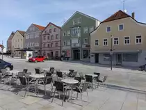 Hemau, historische H�user am Stadtplatz (26.03.2017)