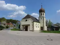 Zessau, Pfarrkirche Herz Jesu, erbaut 1922 (22.04.2018)