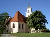 Boitzenburg, evangelische Pfarrkirche St. Marien auf dem Berge, erbaut im 13. Jahrhundert, Westturm erbaut 1650 (19.09.2012)