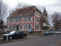 Arheilgen, evangelisches Pfarrhaus in der Messeler Strae (25.12.2019)