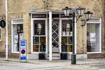 An der Stra�enecke zwischen Kongegade und Lindegade in Christiansfeld (Nordschleswig). Aufnahme: 18. M�rz 2024.