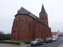 Berlingerode, kath. Pfarrkirche St. Stephanus, erbaut 1896 (18.03.2024)