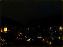 Am 02.08.08 um 21.50 Uhr hat das letzte Schiff die Anlegestelle in Spiez verlassen und fhrt in Richtung Faulensee. (Jeanny)