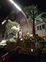 Semana Santa 2024, Nuestro Padre Jess en la Oracin del Huerto de los Olivos, Torrevieja, 29.03.2024.
Heilige Woche in Spanien, Jesus beim Gebet im Garten am lberg.