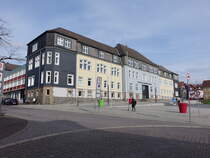 Clausthal-Zellerfeld, Gebude der Technischen Universitt an der Marktkirche (19.03.2024)