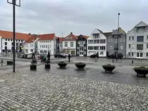 Einer der Zentralpl�tze am 17. Februar 2024 in Starvanger.