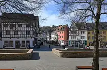 Bad M�nstereifel - Marktplatz und Marktstra�e am 09.03.2024