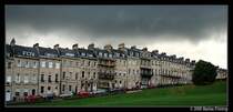 Die  Marlborough Buildings  in unmittelbarer Nhe zum Royal Crescent, Bath Somerset UK.