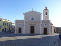 Spezzano Albanese, Pfarrkirche St. Pietro e Paolo, erbaut 1607 (07.04.2024)