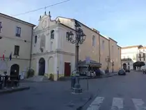 Lamezia Terme, Pfarrkirche San Domenico an der Piazza Ardito Pietro, erbaut um 1800 (09.04.2024)