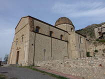 Stilo, Pfarrkirche San Domenico, erbaut im 14. Jahrhundert (10.04.2024)