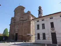 Borgo Virgilio, Pfarrkirche San Giovanni, erbaut von 1723 bis 1729 durch den Architekten Giovan Maria Borsotto (12.04.2024)