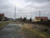 Ortsteil Coschen, Bresinchener Stra�e, Richtung Bahnhof,  am 18.02.2007