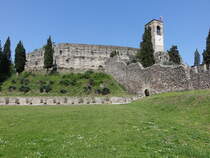 Cavriana, Castello Gonzaga, erbaut im 13. Jahrhundert (12.04.2024)