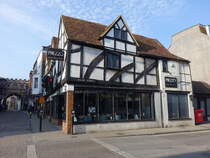 Salisbury, Fachwerkhaus in der Crane Street (11.05.2024)