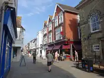 Salisbury, H�user und Gesch�fte in der Butcher Row (11.05.2024)