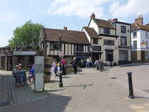 Shaftesbury, Huser und Geschfte in der High Street (11.05.2024)