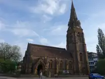 Taunton, Pfarrkirche St. John, erbaut von 1858 bis 1863 durch den Architekten George Gilbert Scott (12.05.2024)