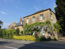 Martock, Gebude in der Church Street, Somerset (12.05.2024)
